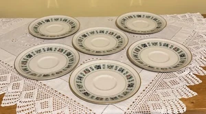 Royal Doulton Tapestry Set of 6 Saucers 6 1/4" or 15.5cm TC1024 VGC - Picture 1 of 3