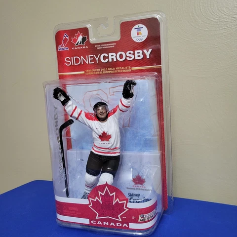 Sidney Crosby ~ Olympic Hockey Team Canada McFarlane Action Figure White Jersey Cover