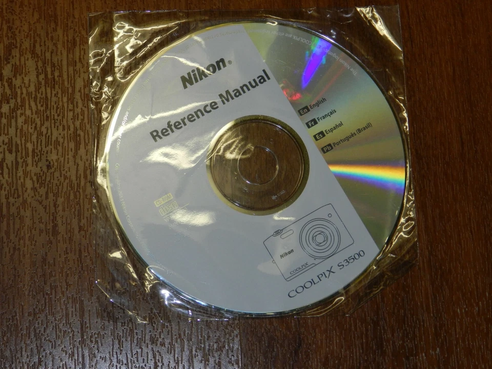 New Nikon OEM Genuine CD with User's Guide Instructions Manual for Coolpix S3500 - Image 1 of 1