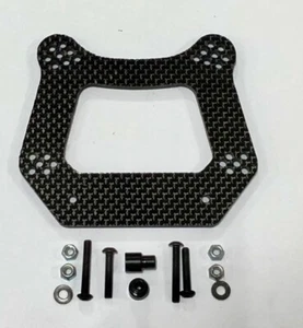 XTREME RACING TRAXXAS SLASH STAMPAEDE NITRO V2 4mm FIBRA DI CARBONIO TORRE D'URTO ANTERIORE - Foto 1 di 1