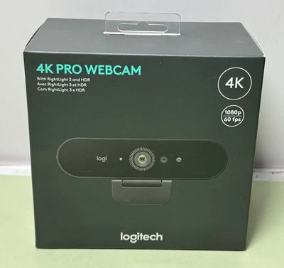 Logitech 4K Pro Webcam - Black (960-001390) - Image 1 of 4