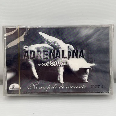 Sealed 1998 Adrenalina Ni Un Pelo De Inocente Alternative Rock Cassette Tape - Image 1 of 4