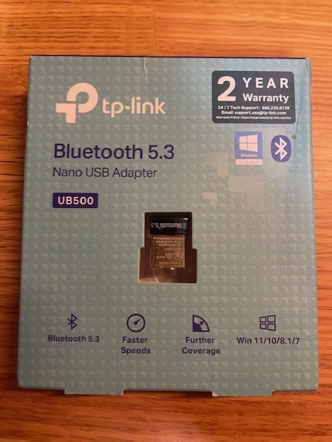 TP-Link Bluetooth 5.3 Nano USB Adapter, Bluetooth5.0/5.3 Dongle Receive UB500  - Image 1 of 1