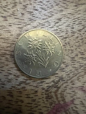 1998 ONE SHILLING AUSTRIA COIN - Austrian Ein Schilling Republik Osterreich - Image 1 of 2