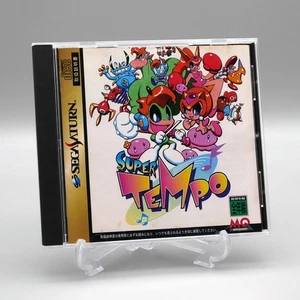 [ SAT ] SUPER TEMPO - Rayman Like Side Scrolling Platformer - Sega Saturn JAPAN - Picture 1 of 3