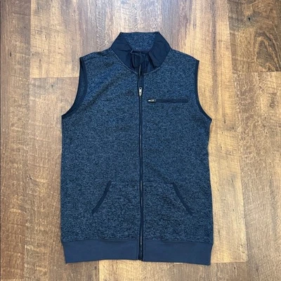 Chaleco suéter j. Khaki XL azul jaspeado para niños Foto 1 de 3