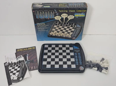 Excalibur IGOR Talking Chess Computer Game Vintage Model 711E - Image 1 of 4