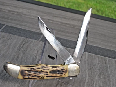 可能的 SCHRADE:大框架陷阱口袋刀,葡萄酒。 — 第 1/4 张图片