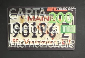 CARTA TELEFONICA INTERNAZIONALE 200 UNITÀ scadenza 31-07-1999 tiratura 80.000 es - Picture 1 of 2