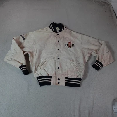 Chaqueta de Colección House of Blues Para Hombre Grande Raíces Blancas Nueva Orleans Bombardero Años 90 Foto 1 de 4