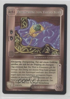 1995 Middle Earth CCG - The Wizards German Limited Dwarven Ring of Thrar's Tribe - Image 1 of 2