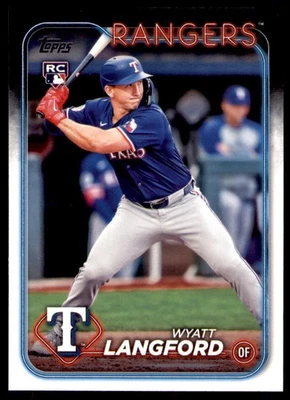 2024 Topps Update #US151 Wyatt Langford RC - Image 1 of 2