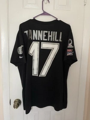 Nike Tennessee Titans Shirt Mens XL Blue All-Star NFL Dri-Fit Logo Tee Tannehill - Image 1 of 4