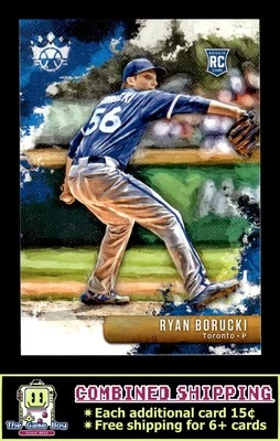 2019 Panini Diamond Kings #106 Ryan Borucki Toronto Blue Jays RC - Image 1 of 2