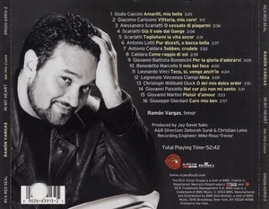 IN MY HEART (NEL MIO CUORE): 17TH AND 18TH CENTURY ITALIAN SONGS NEW CD - Foto 1 di 1