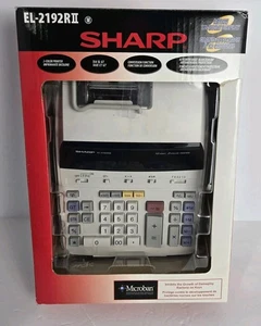 Sharp EL-2192RII 12 Digit 2 Color Electronic Printing Calculator - Picture 1 of 5