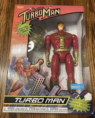 Figura de acción Funko Talking Turbo Man Jingle All The Way exclusiva de Walmart 2021 Foto 1 de 4