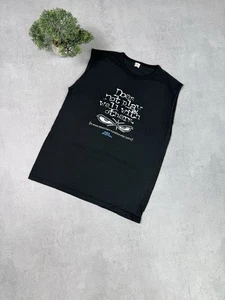 Vintage No Fear Does Not Play Well With Others Logo Tank Top T Shirt Size M Blac - Picture 1 of 13