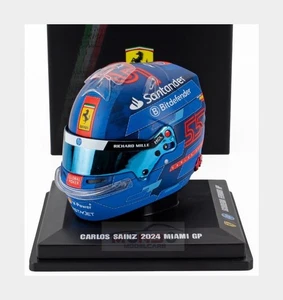 1:5 LOOKSMART Bell Helmet Casco F1 Carlos Sainz #55 Miami Gp 2024 LSHEL003 - Foto 1 di 2