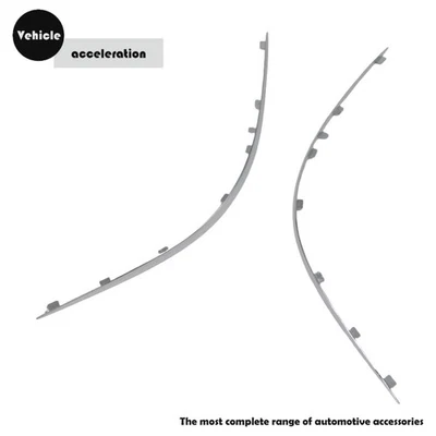 Set of 2 Front Trim Strip For Mercedes-Benz 2007-2009 E63 AMG 6.3L E550 5.5L - Image 1 of 4