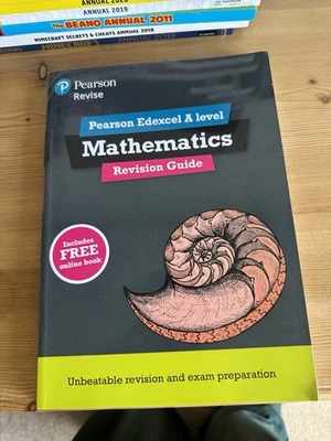 Pearson Edexcel A level Mathematics Revision Guide Textbook: Pure, Stats, Mech - Image 1 of 4