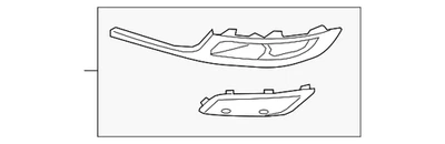 Bisel de lámpara original Ford DA5Z-17E811-AB Foto 1 de 4