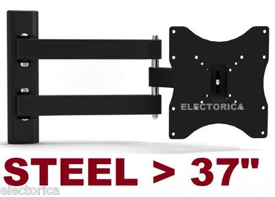 10-37" LCD LED TV WALL MOUNT BRACKET TILT SWIVEL HD 24 26 27 30 32 21 19 20 28 - Image 1 of 3