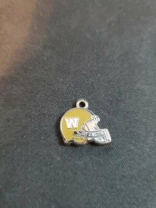 CFL FOOTBALL WINNIPEG BLUE BOMBERS HELMET LOGO VINTAGE KEY CHAIN FAN SOUVENIR Q - Picture 1 of 2