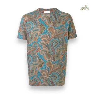 Etro T Shirt Paisley Print Size M - Picture 1 of 5