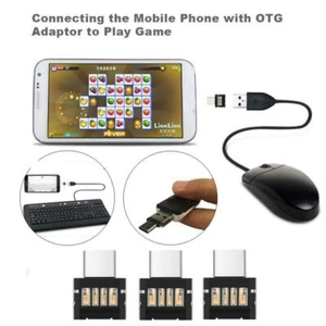 2pcs USB-C 3.1 Type C Male to USB Female OTG Adapter Converter For Tablet Phone - Zdjęcie 1 z 8