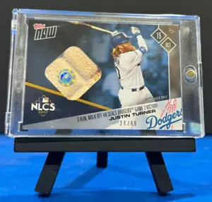 2017 TOPPS NOW JUSTIN TURNER GAME USED BASE RELIC NLCS HOME RUN 24/49 CARD# 767B - Picture 1 of 2