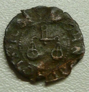 Newport Pagnell Buckinghamshire 17th Century 1/4d Token 1668 W93 John Burgis - Picture 1 of 3