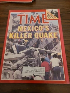 Time Magazine (September 30, 1985) (Mexico's Killer Quake) Vintage News - Picture 1 of 3