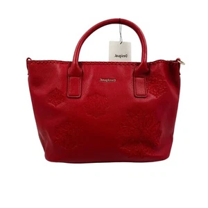Borsa a tracolla DESIGUAL donna rossa in pelle eco vegan - Foto 1 di 21