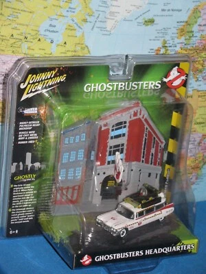JOHNNY LIGHTNING GHOST BUSTERS HEADQUARTERS ECTO-1A 1959 CADILLAC #2 *BRAND NEW* - Image 1 of 4