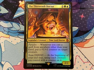 The Thirteenth Doctor Foil - WHO 0004 - NM - MTG Magic