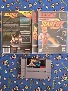 Star Fox (Super Nintendo SNES, 1993) With Case - Picture 1 of 4