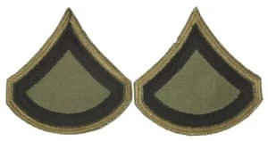 Vietnam Ejército de Estados Unidos Privado Primera Clase PFC Manga de Hombro Insignia, Par - Imagen 1 de 2