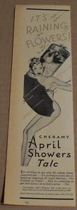 1937 Print Ad Sexy Risque Cheramy April Showers Talk Beauty Bathing Pinup Art - Picture 1 of 1