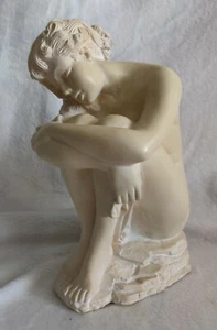 Vintage Pieri Creations Philadelphia Naked Woman Female Sculpture Figure 12" - Picture 1 of 8