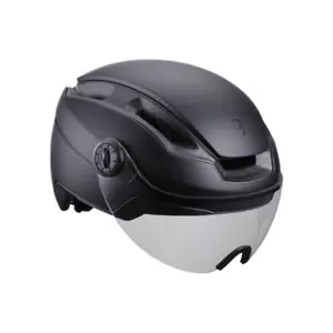 Casco bicicletta e bike BBB Indra BHE-56F visiera chiara nero L 58-62 cm - Foto 1 di 7