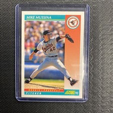 1992 Score -  #755 Mike Mussina