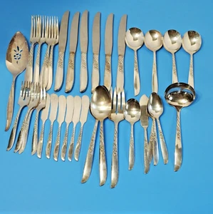 Oneida WMA. Rogers ALWAYS WILDWOOD Versilbertes Besteck 31 Teile - Set - Bild 1 von 13