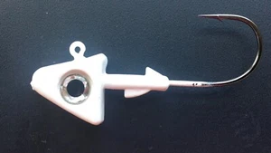 2oz Shad Jig Head 3-D eyes with 7/0 hook swimbaits sassy shad - Picture 1 of 5