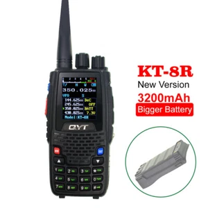 Walkie Talkie QYT KT-8R 5W 3200mAh cuatro bandas portátil estación de radioaficionados KT8R - Imagen 1 de 7
