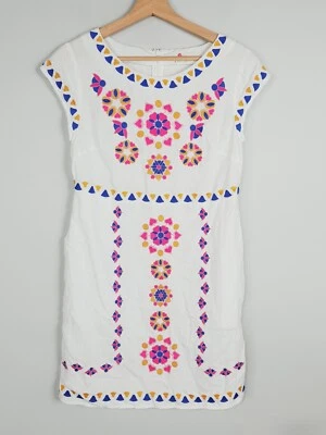 [ BODEN ] Womens Laura Linen Embroidered Dress | Size AU 8 or US 4 - image 1 of 4