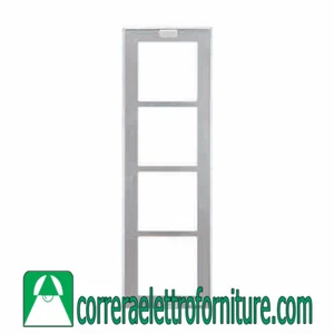 Urmet 1148/64 telaio porta moduli con cornice 4 moduli per pulsantiera SINTESI - Imagen 1 de 1
