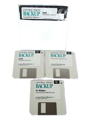 Central Point Backup Software Version 7.1 For DOS With Both 3.5" And 5.25" Disks - Image 1 of 4