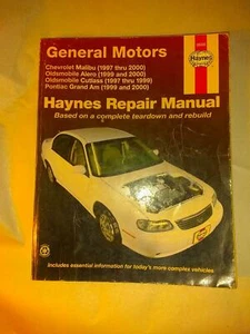 Haynes Repair Manual 38026 General Motors Malibu Alero Cutlass Grand Am 97 - 00 - Picture 1 of 1