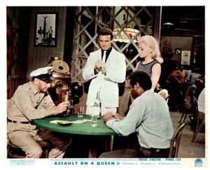 Assault on Queen Original Lobby Card Frank Sinatra Virna Lisi Anthony Franciosa